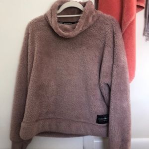 Calvin Klein fuzzy jacket